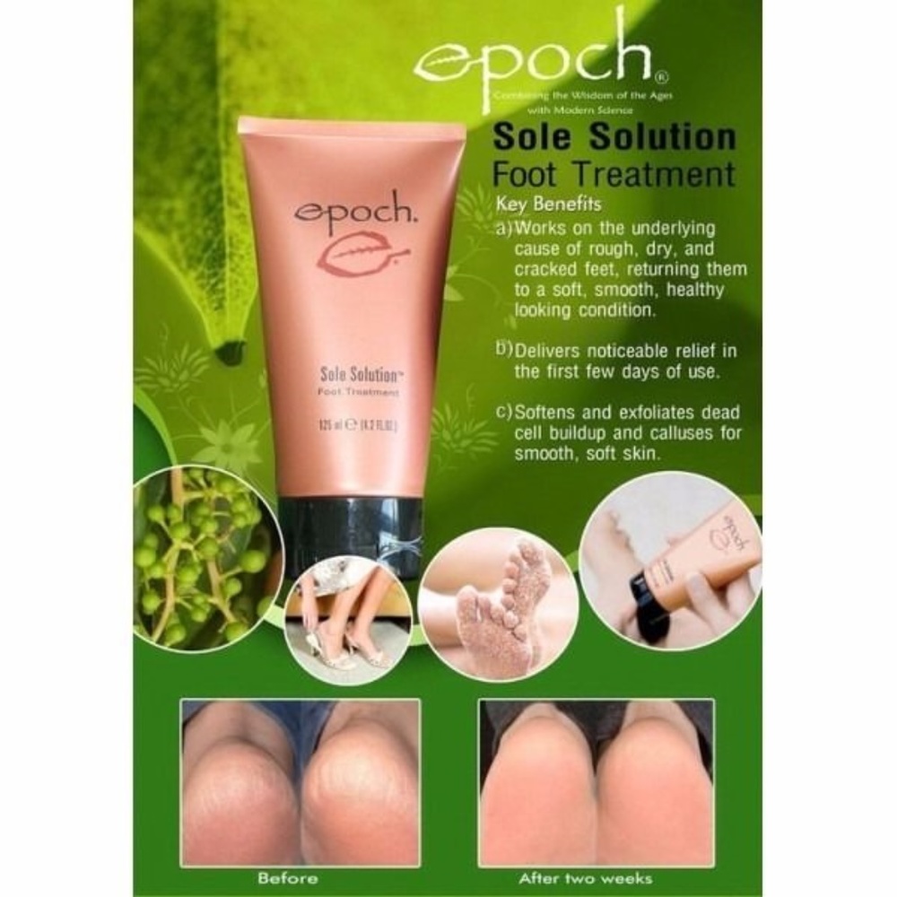 Foot treatment cream for cracked heels